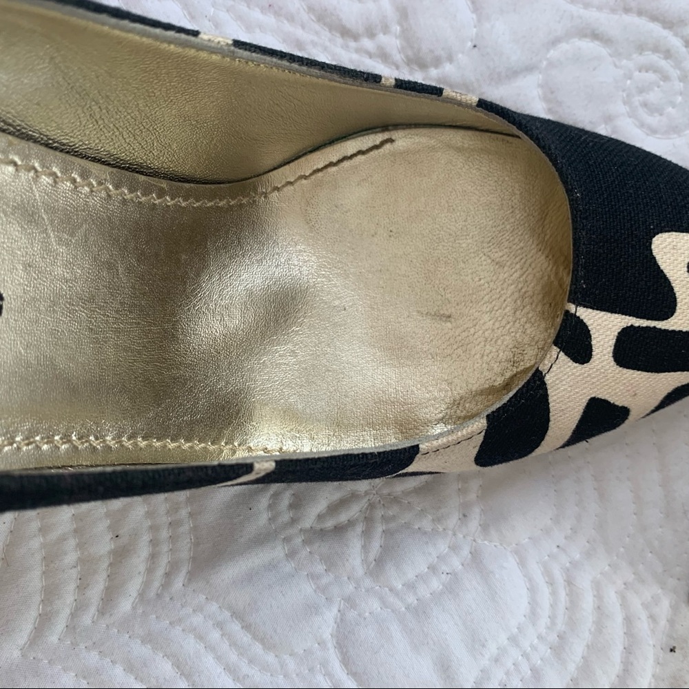 Diane Von Furstenberg Back & White Heels - Picture 14 of 16